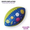 Crocodile Creek Kids Football, 8 inch for Ages 3 Years and Up, Textured Surface for Gripping, Ships Inflated, Solar System