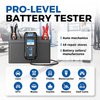 Car Battery Tester 12V 24V 100-2000CCA Lead-Acid Battery, TOPDON BT300P Alternator Tester, Load Tester, with Built-in Printer, Spark Free Metal Clamps, Automatic Reverse Polarity Protection