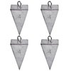 Pyramid Sinkers Fishing Weights Fishing Sinker, Saltwater Fishing Weights Sinkers for Saltwater Surf Fishing Gear Tackle 1oz 2oz 3oz 4oz