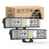 Nilight Side Shooter LED Pods 2PCS 6.5 Inch 60W Flood Spot Beam Combo LED Light Bar LED Fog Light Driving Light Led Work Light for Truck ATV UTV Boat, 2 Years Warranty
