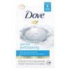 Dove Beauty Bar More Moisturizing Than Bar Soap Gentle Exfoliating With Mild Cleanser For Softer And Smoother Skin 3.75 oz, 6 Bars