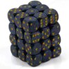 DND Dice Set-Chessex D&D Dice-12mm Speckled Twilight Plastic Polyhedral Dice Set-Dungeons and Dragons Dice Includes 36 Dice – D6