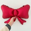 5Pcs Red Bow Balloon for Christmas and New Year Decorations/Red Bow-Knot Foil Balloon for Birthday Party Baby Shower Bridal Gender Reveal Girl Party/Balloons Cannot Float Using Helium