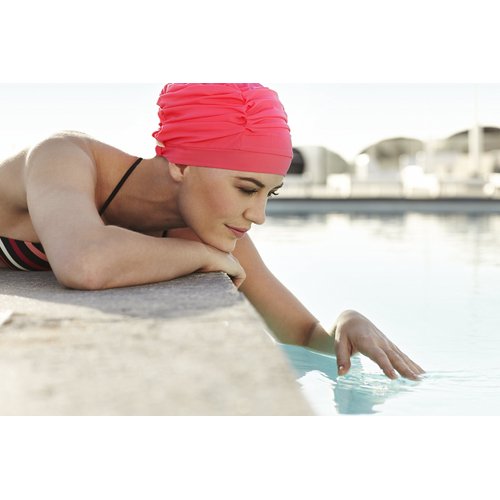 Christine Wallaroo Pink Swim Cap Turban
