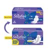 Stayfree Dry Max All Night XL Dry Cover Sanitary Pads For Women With Wings, 42 pieces