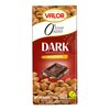Valor. Dark Chocolate with Mediterranean Almonds. No sugar added. 150g (5.29oz)