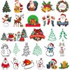 Ooopsiun Christmas Tattoos for Kids - 100+ Tattoos | Christmas Xmas Party Favors and Decorations for Children Kids, Santa Claus, Christmas tree, Snowman, Reindeer