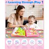 Gojmzo Busy Board Montessori Toys for 1 2 3 4 Year Old Girl Birthday Gifts, Busy Book Sensory Toys for Toddlers 1-3, Toddler Girl Toys Age 1-2, 2-4, Learning Educational Toy Travel Activities