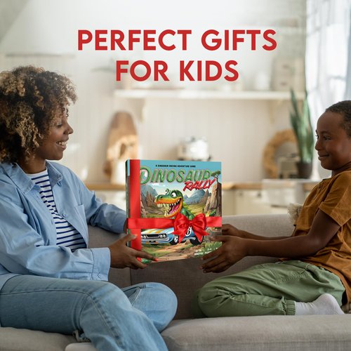 Raincorn Games - Dinosaur Rally Card & Dice Game - Kids Board Games for Ages 4+ - Family Games, Birthday Gift & Classroom Activities for Kids Learning
