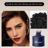 O'CHEAL Hairline Powder, Hair Loss Cover Up Powder, Hair Fibers for Thinning Hair, Instantly Root Touch Up Hair Color for Gray Hair Coverage, Sweatproof Hairline Shadow Powder for Men and Women(Black)