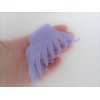 Lavender purple hair claw clip for medium fine hair
