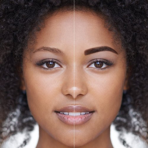 iMethod Eyebrow Stamp for Eyebrow Stencil Kit - Brow Stamp Refill Eyebrow Pomade, Brown