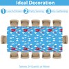Airplane Birthday Party Supplies Serves 24 Plane Party Paper Plates Napkins Set Airplane Tablecloth Tableware Kit for Baby Shower Decorations Kids Boys Girls