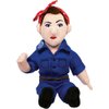 Rosie The Riveter Doll - 11" Soft Stuffed Plush Little Thinker
