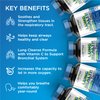 grow vitamin Lung Health, Respiratory Support Supplement, Lung Health Extra Strength Support, Lung Cleanse Formula with Vitamin C to Support Bronchial System, Breath Clear Airways - 60 Capsules