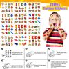 KELENO 72 Building Block Birthday Party Favors Supplies Invisible Ink Pen Notebook Sticker Goodie Bag Stuffer Kids Boys Toys Gifts Christmas Carnival Classroom Prize