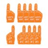 10 Pcs Orange Foam Finger Mini Foam Fingers Cheerleading Foam Finger for Baseball Basketball Soccer Events Team Themed Birthday Party