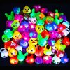 Maegawa 25 Pc Light Up Rings Party Favors for Kids 4-8, Treasure Chest, Prize Box Toys For Classroom, Carnival Prizes, Pinata Filler Goodie Bag Stuffers, Birthday Gifts for Boys Girls Age 8-12