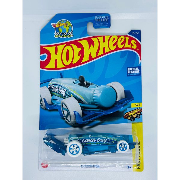 Hot Wheels - CARBONATOR - Real Bottle Opener - Fast Foodie - Blue - Earth Day - Ships Bubble Wrapped in a Box