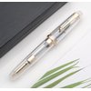 JINHAO 9019 Fountain Pen Dadao Series with High-capacity Ink Converter (Transparent, Fine Nib 0.5mm)