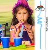 24 Rainbow Birthday Party Supplies Drinking Party Straw for Rainbow Party Favors Decor