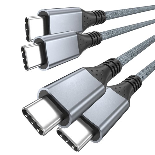 UseBean USB C Cable 15 ft 2Pack, 240W USB C to USB C 3.2 Gen 2 Cable, Type C Charger Cord, 20Gbps 4K Video for Thunderbolt 3/4 MacBook Pro Air, iPhone 16/15 Pro Max, Galaxy S24/S23, iPad Mini