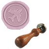 MDLG Aircraft Airplane Wax Seal Stamp Gift Wrapping Christmas Card Envelope Stationary Wedding Invitation Sealing Plane Wax Seal Stamp Rosewood Handle Set Kit