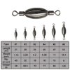 Acekit Quick Set Up Brass Fishing Sinker with Inner Swivel (#5-10pcs)