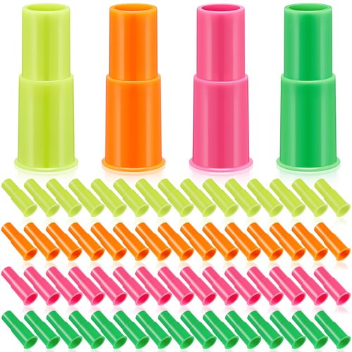 Rotatingpals 60 Pcs Plastic Whistles Colorful Toy Whistle Loud Noisemaker Whistles Bulk Birthday Whistles Party Favors Piñata Goodie Bag Fillers Games Prizes Assorted Colored Whistles
