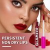 GLAMEER Lipstick, 10 Colors Liquid Matte Lipstick Set,Waterproof Long Lasting Matte Lipstick, Professional Bright-Colored Lipstick(Pink, A)