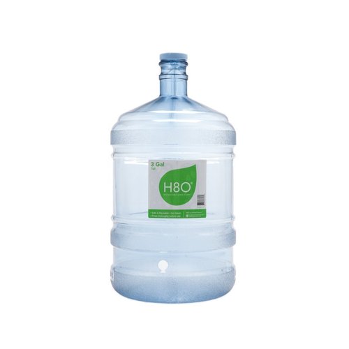 H8O Polycarbonate 3 gallon Tall Water Bottle (with Handle) with 48mm Cap