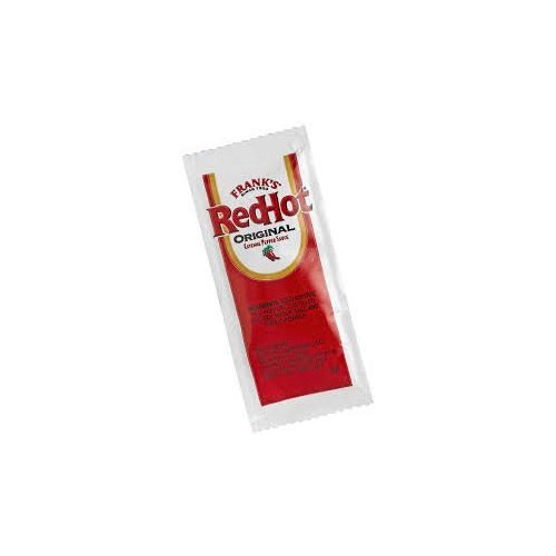 Frank's Red Hot Original Cayenne Pepper Sauce, 7-gram Pouch (100) Packets
