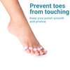 Toe Separators - Soft Two Tone Toe Spacers - Great Toe Cushions - Apply Nail Polish During Pedicure & Other Uses - Iridesi - 12 Pack