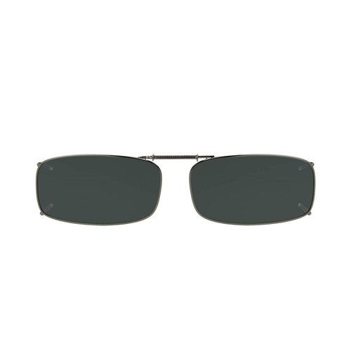 Solar Shield 54R8 Full Frame Polarized Gray Lens Clip on Sunglasses