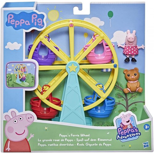 Peppa Pig Peppa’s Adventures Peppa’s Ferris Wheel Playset Preschool Toy Figure and Accessory for Kids Ages 3 and Up