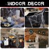 900 sqft Spider Webs Halloween Decorations Bonus with 30 Fake Spiders, Super Stretch Cobwebs for Halloween Indoor and Outdoor Party Supplies