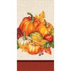 Creative Converting Plentiful Harvest Guest Towels, 8” x 4”, Multi-color