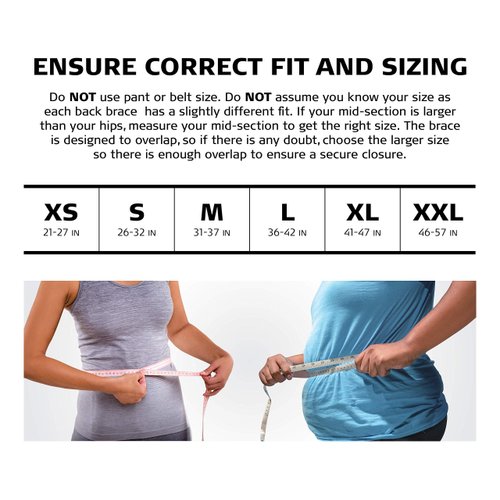 Aspen Quikdraw PRO Back Brace with Pulley System for Lower-Back and Lumbar Pain Relief