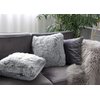 Uhomy 2 Packs Home Decorative Luxury Series Super Soft Faux Fur Throw Pillow Cover Cushion Case for Sofa or Bed Gray Ombre Fluffy Double Side, 18x18 Inch 45x45 Cm