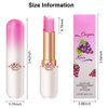 BINGBRUSH 2 Pcs Grape Color Changing Lipstick Lip Tinted Queen, PH Mood Long Lasting Labiales Moisturizer Lip Gloss Lip Balm Tinted Magic Lip Stain Makeup Lipstick Set for Women