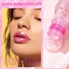 Color Changing Lip Oil,Magic Round Big Brush Color Changing Lip Oil,Moisturizing Color Changing Lip Gloss Plumping Lip Oil,Long Lasting Nourishing Lip Glow Oil Non-sticky Primer Lip Tint
