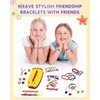 Friendship Bracelet Making Kit Toys, Arts and Crafts for Kids Ages 8-12, Popular Birthday Gifts for 6 7 8 9 10 11 12 13 Year Old Girls Gifts Ideas, Teen String Bracelets Maker Craft, Bracelet Kit