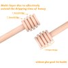 Premium 50-Pack 3 Inch Mini Wooden Honey Dipper Stick, Individually Wrapped,Pefect for Wedding Shower Party Favors Honey Jar spoon or Honey Wands mini