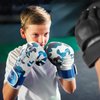 Kids Boxing Gloves, Boxing Gloves for Children 3-9 Youth Boys Girls Toddler PU Cartoon Sparring Training Boxing Gloves for Punching Bag, Kickboxing, Muay Thai, MMA (Pearl Blue)