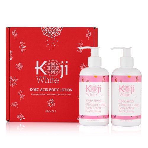 Koji White Kojic Acid &amp; Collagen Body Lotion, Women Gifts Set for Skin Brightening with Arbutin, ...