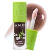 Lamel Dazzle Glow Crystal Clear Lip Gloss - Hydrating Lip Gloss - Non Sticky Lip Gloss - Colored Lip Gloss - Lip Gloss Color - Mini Lip Gloss - Moisturizing Lip Gloss - №408 Cherry Cola