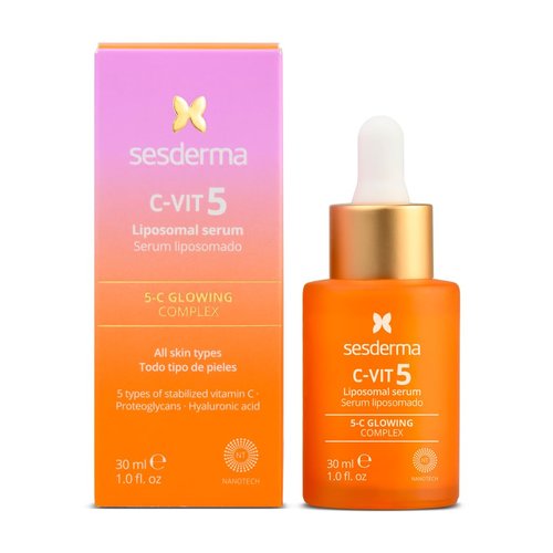 Sesderma C-VIT 5 Fusion Vitamin C Serum | Boosted Hydration, Radiant Glow, Antioxidant Defense | Targets Pigmentation | Pro Skincare Formula | 1.0 fl. oz