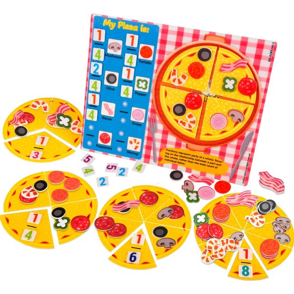 CHEFAN Fraction Tiles & Circles Activity Set, Fraction Educational Puzzle for Kids, Math Manipulatives for Elementary School Classroom Educational Kit