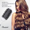 Bombshell Ceramic Round Brush — Pro Ultra Ceramic Thermal Round Hair Brush with Rubber Handle, Round Brush for Blow Drying, Curling, and Styling 1.7"