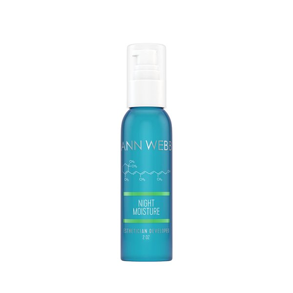 Ann Webb Night Moisture Lotion - Thick Night Moisturizer with Retinol - Night Cream-Firming Anti-Aging Wrinkle Cream 2oz